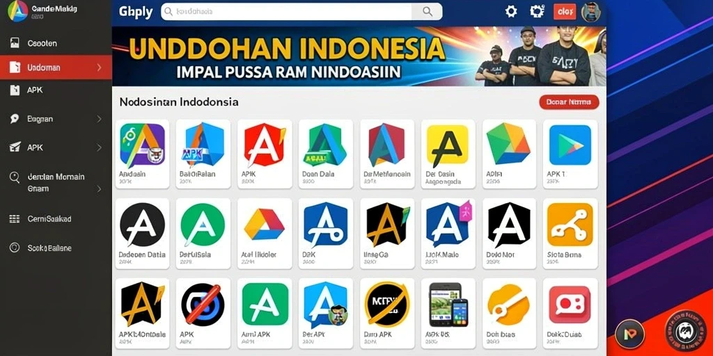 Tampilan antarmuka yang modern dan menarik.