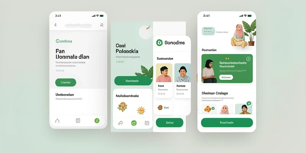 Tampilan antarmuka permainan yang menarik.