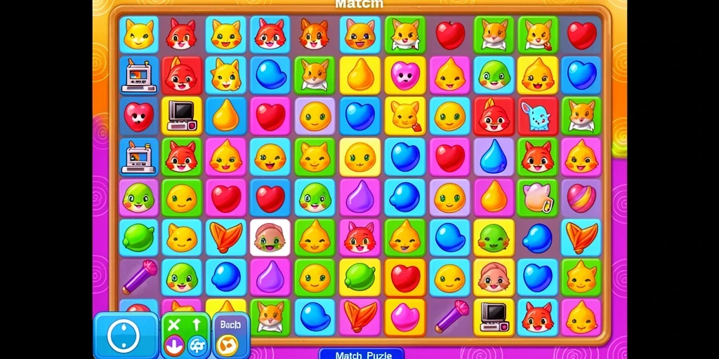 Screenshot menampilkan petualangan seru di level awal.