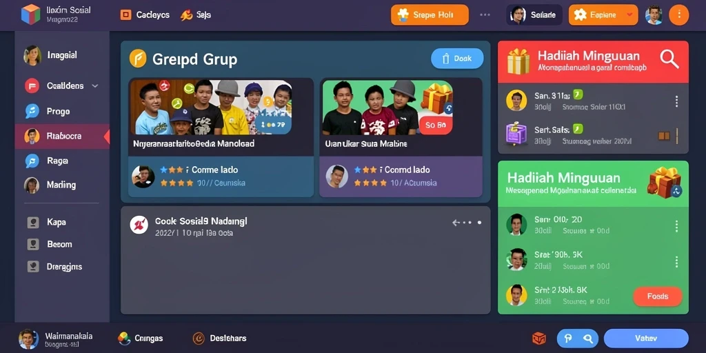 Tampilan antarmuka yang menarik dan mudah digunakan.