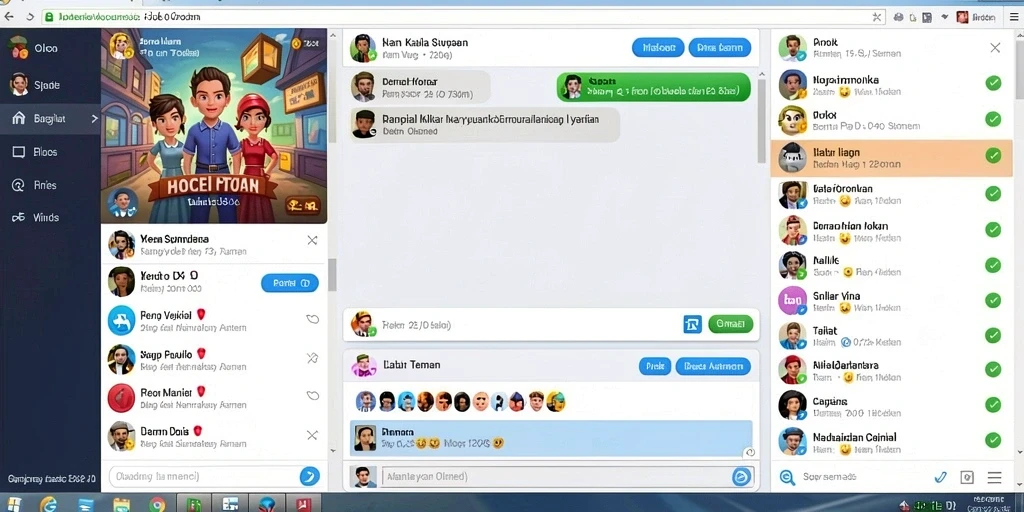 Tampilan awal aplikasi QTGAME yang menarik.