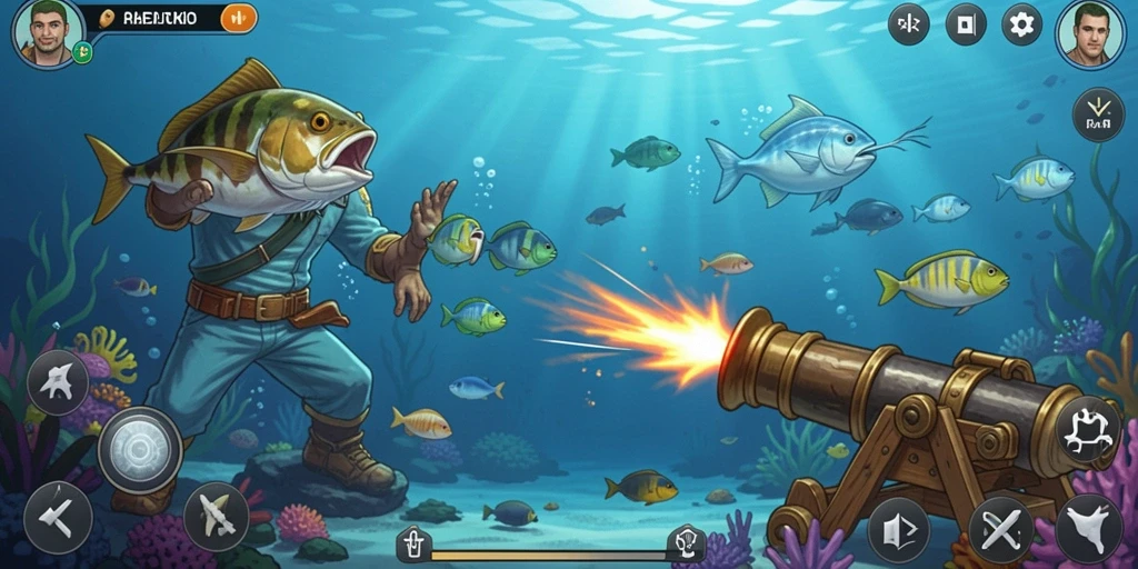 Tampilan utama game dengan menu navigasi yang intuitif.