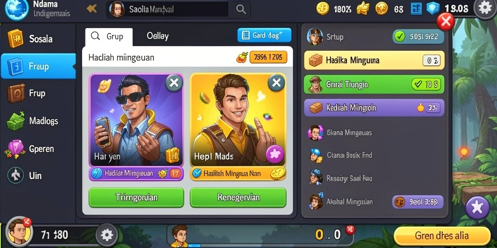 Tampilan antarmuka yang menarik dan mudah dinavigasi.