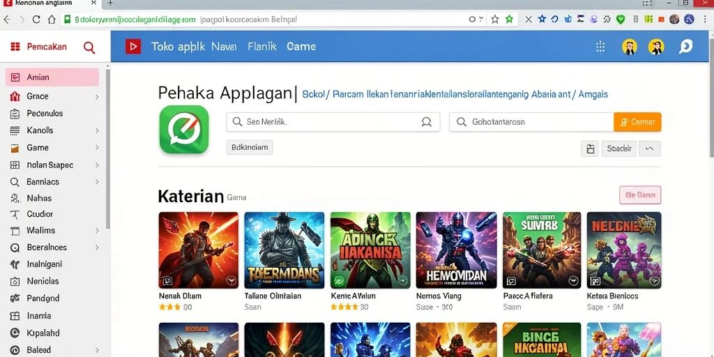Tangkapan layar menampilkan aksi pertarungan seru.