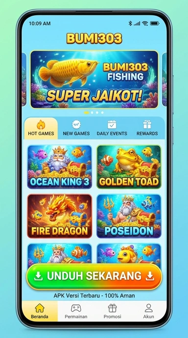 Galeri pratinjau visual bumi303 build APK resmi terbaru